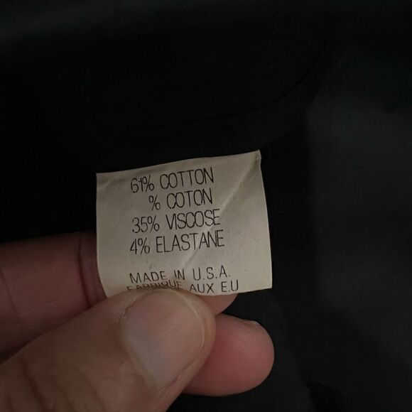 Theory Women's Black Mid-Rise Straight-Leg Cropped Pants Size 10 - Picture 7 of 10